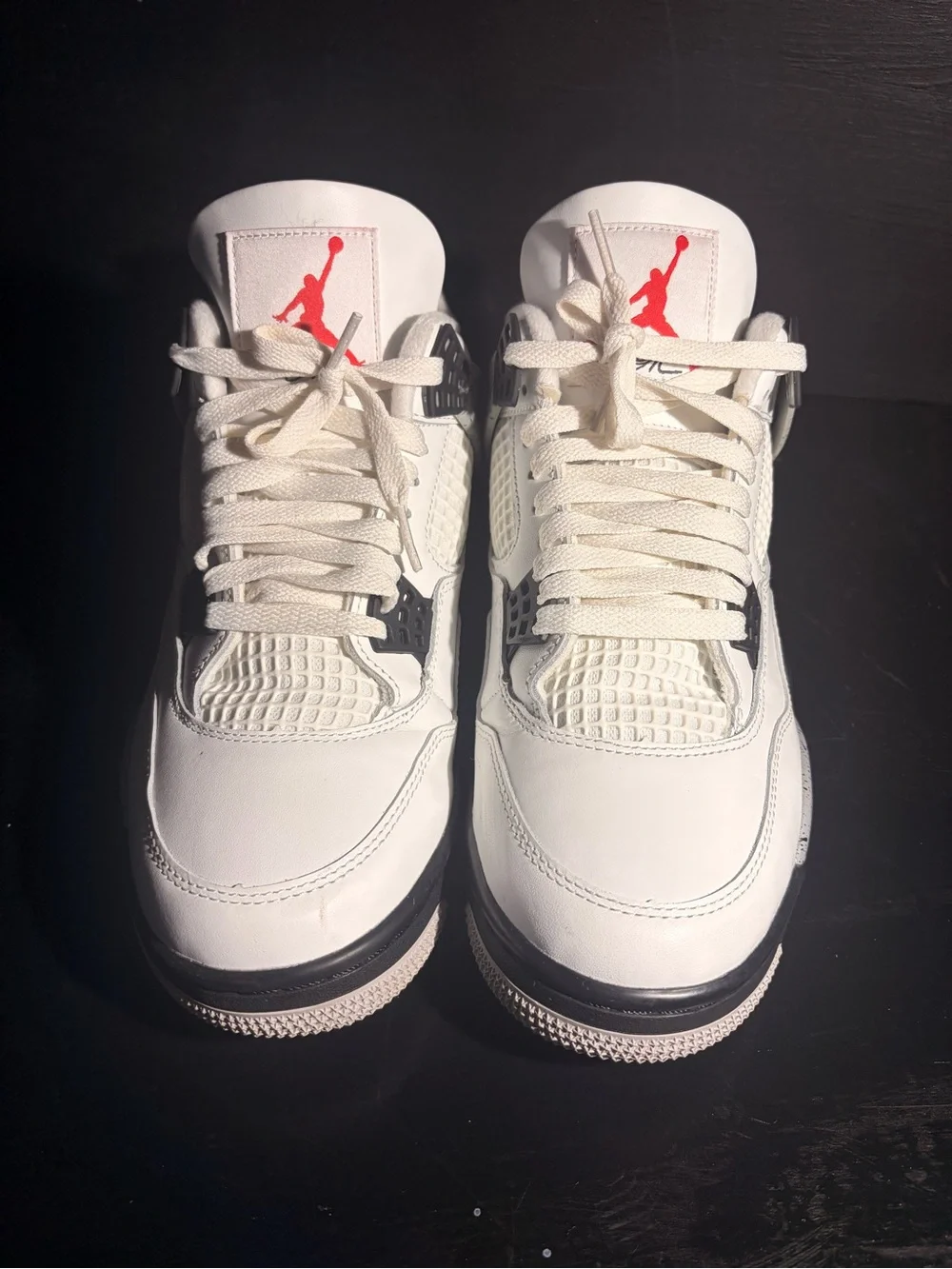 Men's White Athletic Sneakers - Classic Casual Performance Jordan 4